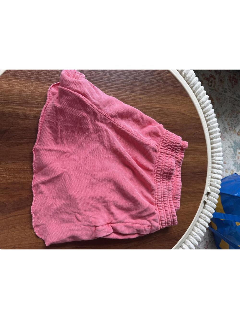 Aerie Pink Elastic Waist Shorts Size XL